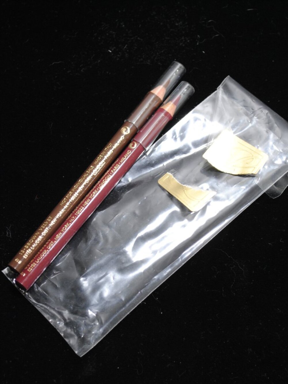 Set of 2 Vintage Estee Lauder Lip Defining Pencils 2 Wineberry & 13 Brown Velvet